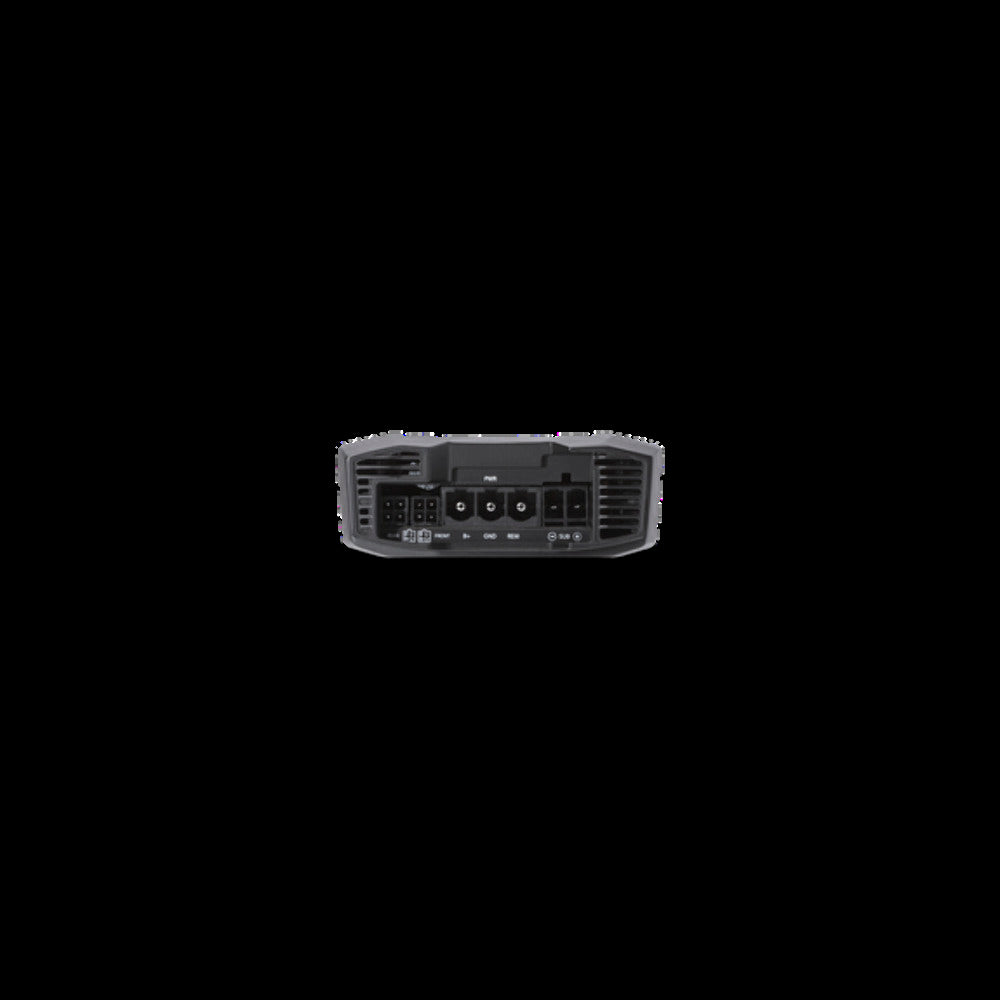 Rockford Fosgate 5 channel amplifier 100x4 + 400x1 @ 4?,
100x4 + 600x1 @ 2?, NA + 600x1 @ 1? pn t1000x5ad