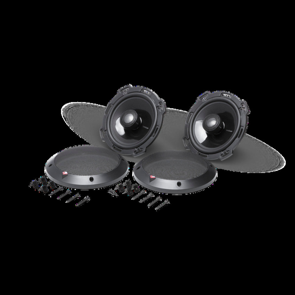 Rockford Fosgate 6? full range coaxial
70 watts RMS, 140 watts peak, grilles included pn t16