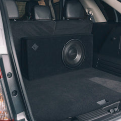 Rockford Fosgate 12" sealed loaded enclosure 600 watts RMS 1 final H 14.5 x W 31.5 x Dtop T1S-1X12