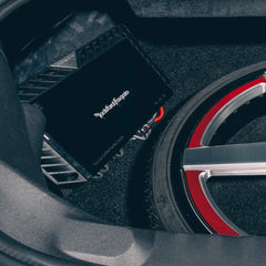 Rockford Fosgate 4 channel amplifier 
60x4 @ 4?, 100x4 @ 2?, 200x2 @ 4? bridged pn t400-4