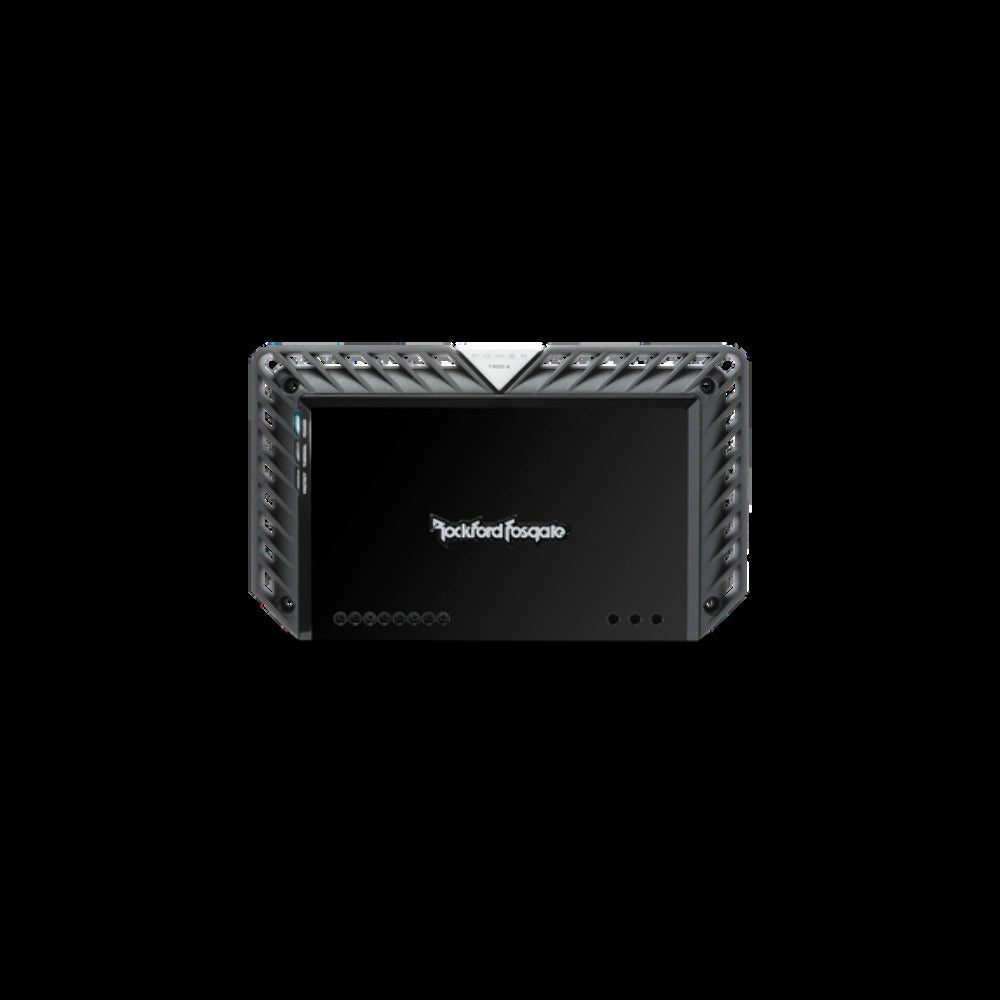 Rockford Fosgate 4 channel amplifier 
60x4 @ 4?, 100x4 @ 2?, 200x2 @ 4? bridged pn t400-4