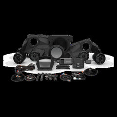 Rockford Fosgate PMX-2 800 watt Color Optix front speakers subwoofer & Color Optix rear speake X317-STG4