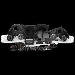 Rockford Fosgate PMX-3 1500 watt Color Optix front speakers dual subwoofer & Color Optix rear X317-STG5