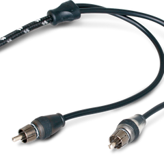 Rockford Fosgate 10 ft premium dual twist signal cable with 6 cut connectors pn rfit-10