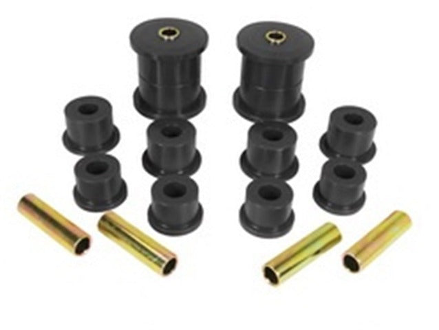 Rugged Ridge 1-1007BL Rear Leaf Spring Bushing Kit; Black; 84-01 Jeep Cherokee XJ