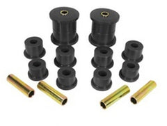 Rugged Ridge 1-1007BL Rear Leaf Spring Bushing Kit; Black; 84-01 Jeep Cherokee XJ