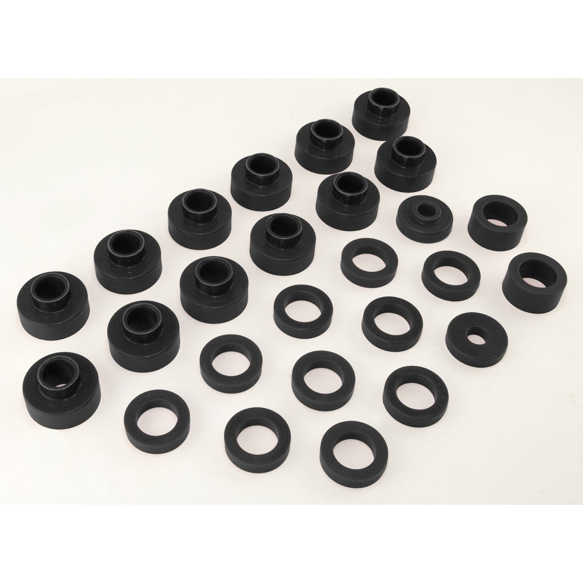 Rugged Ridge 1-104BL Body Mount Kit; Black; 81-86 Jeep CJ8