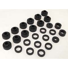 Rugged Ridge 1-104BL Body Mount Kit; Black; 81-86 Jeep CJ8