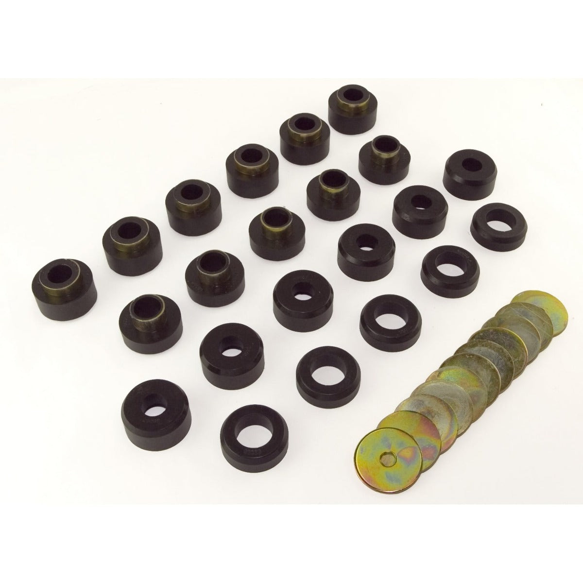 Rugged Ridge 1-107BL Body Mount Kit; Black; 97-03 Jeep Wrangler TJ