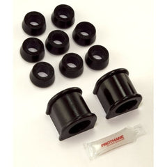 Rugged Ridge 1-1107BL Front Swaybar Bushing Kit; Black; 1-1/8 In.; 87-95 Jeep Wrangler YJ