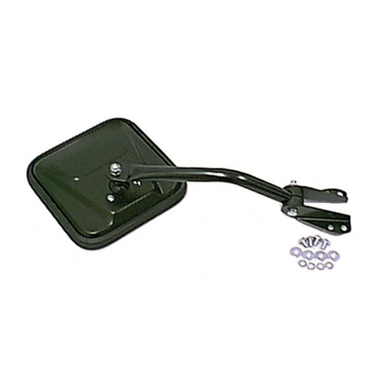 Omix-ADA 11001.05 Door Mirror Kit; Left; Head/Arm; Black; 55-86 Jeep CJ