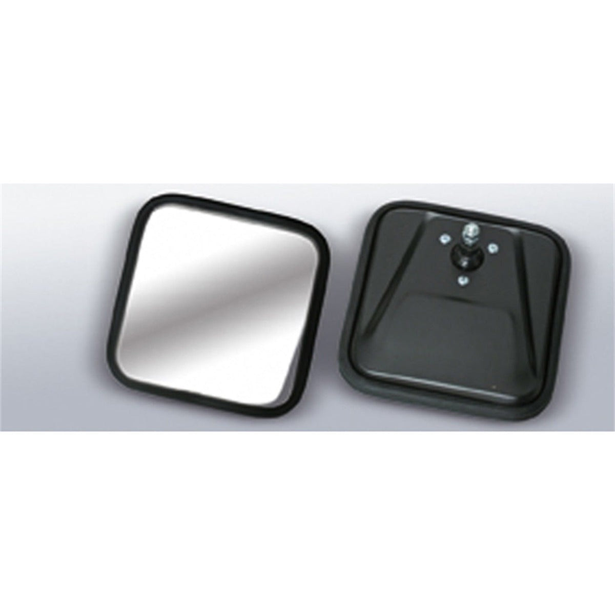 Rugged Ridge 11002.02 CJ-Style Convex Mirror Head, Black