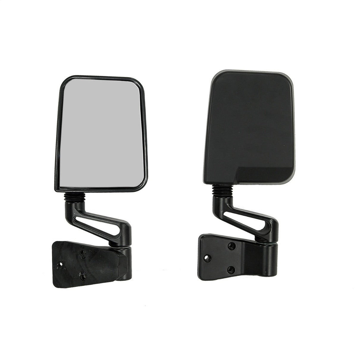 Omix-ADA 11002.03 Door Mirror Kit; Black; 87-02 Jeep Wrangler