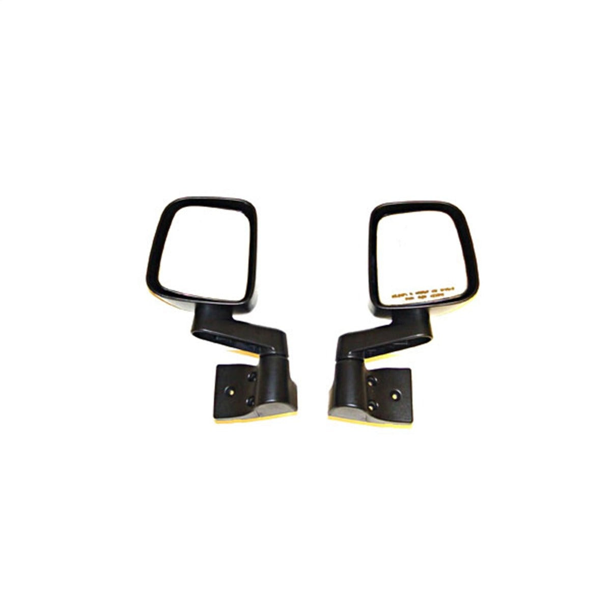 Omix-ADA 11002.09 Door Mirror Kit; Black; 87-06 Jeep Wrangler YJ/TJ