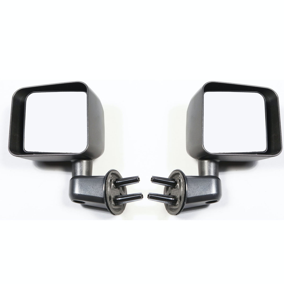 Omix-ADA 11002.21 Door Mirror Kit; Black; 07-18 Jeep Wrangler JK