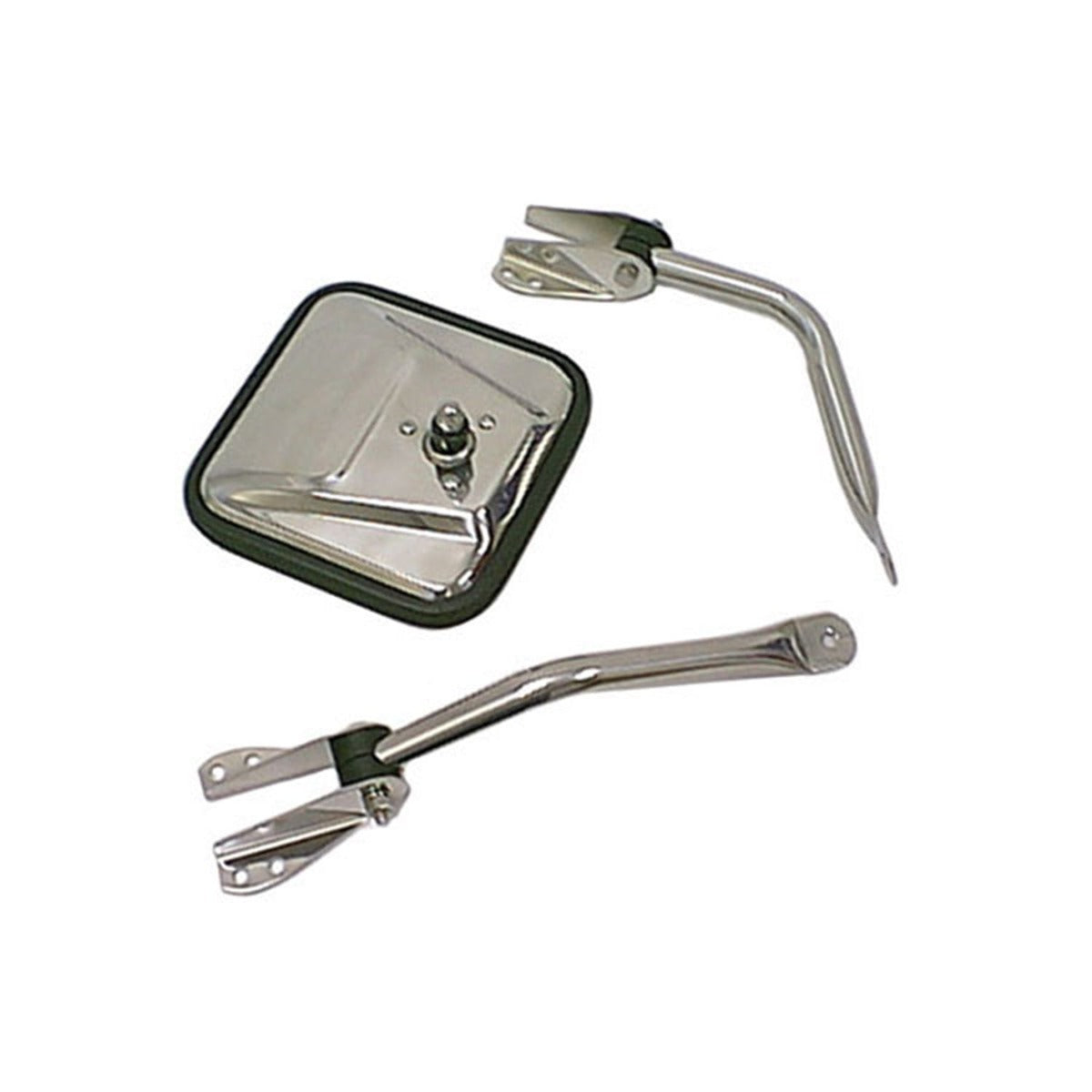 Rugged Ridge 11012.01 Chrome Mirror Arm; Left; 55-86 Jeep CJ Models