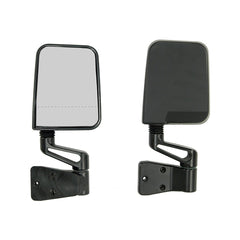 Rugged Ridge 11017.01 Door Mirror Kit; Dual Focus; Black; 87-02 Jeep Wrangler