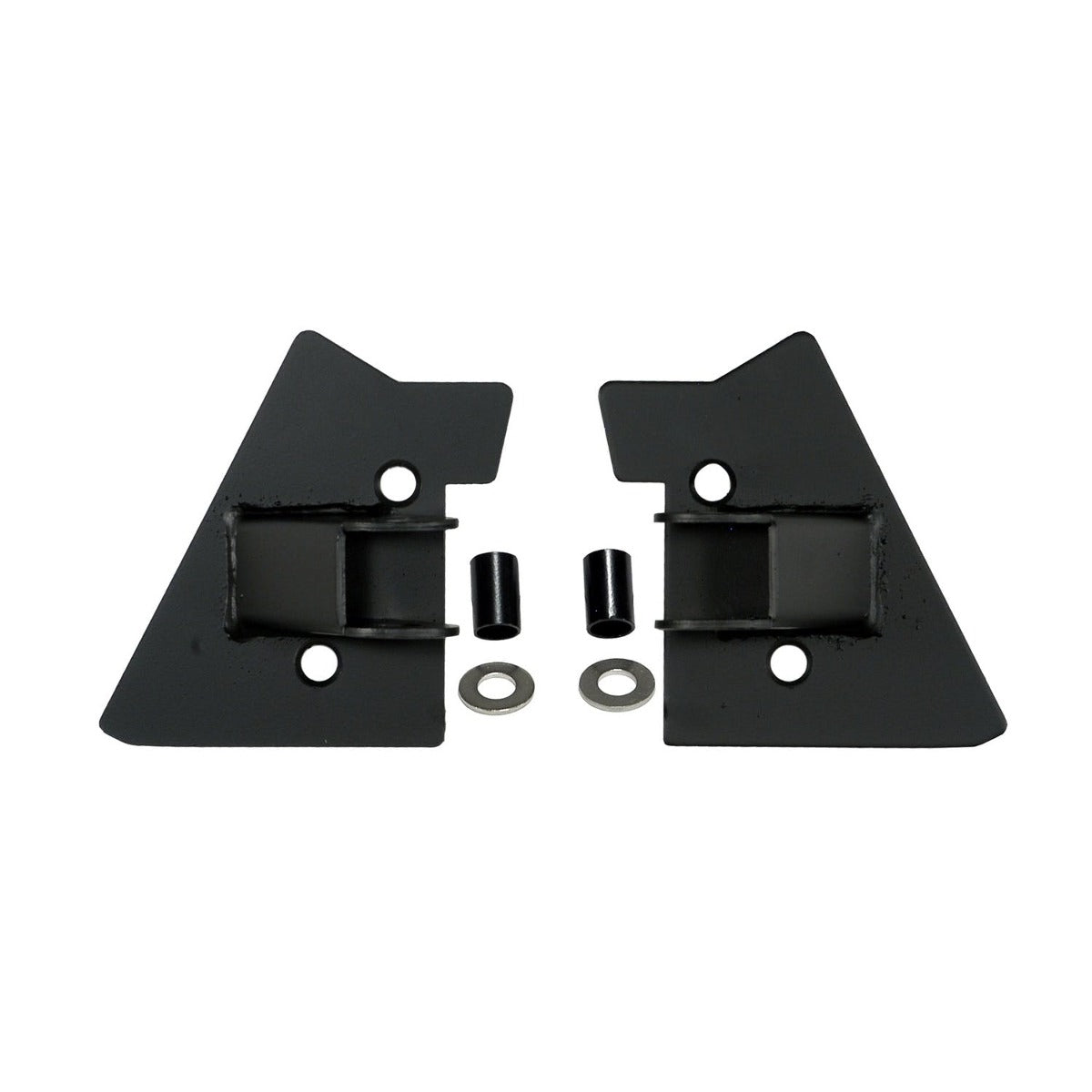 Rugged Ridge 11025.02 Mirror Relocation Brackets; Black; 97-02 Jeep Wrangler TJ
