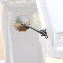 Rugged Ridge 11025.10 Quick Release Mirror Relocation Kit, Black; 97-18 Jeep Wrangler