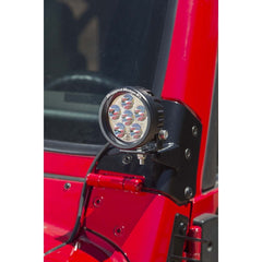 Rugged Ridge 11027.02 Windshield Auxiliary Light Mounting Brackets