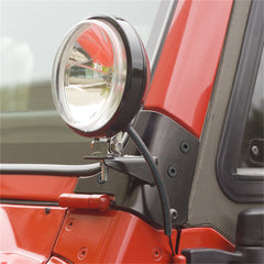 Rugged Ridge 11027.02 Windshield Auxiliary Light Mounting Brackets