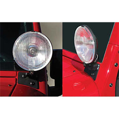 Rugged Ridge 11027.03 Windshield Auxiliary Light Mounting Brackets