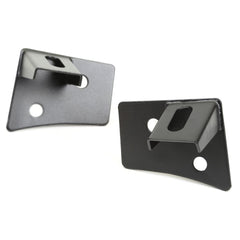 Rugged Ridge 11027.04 Windshield Auxiliary Light Brackets; Textured Black; 07-17 Wrangler JK