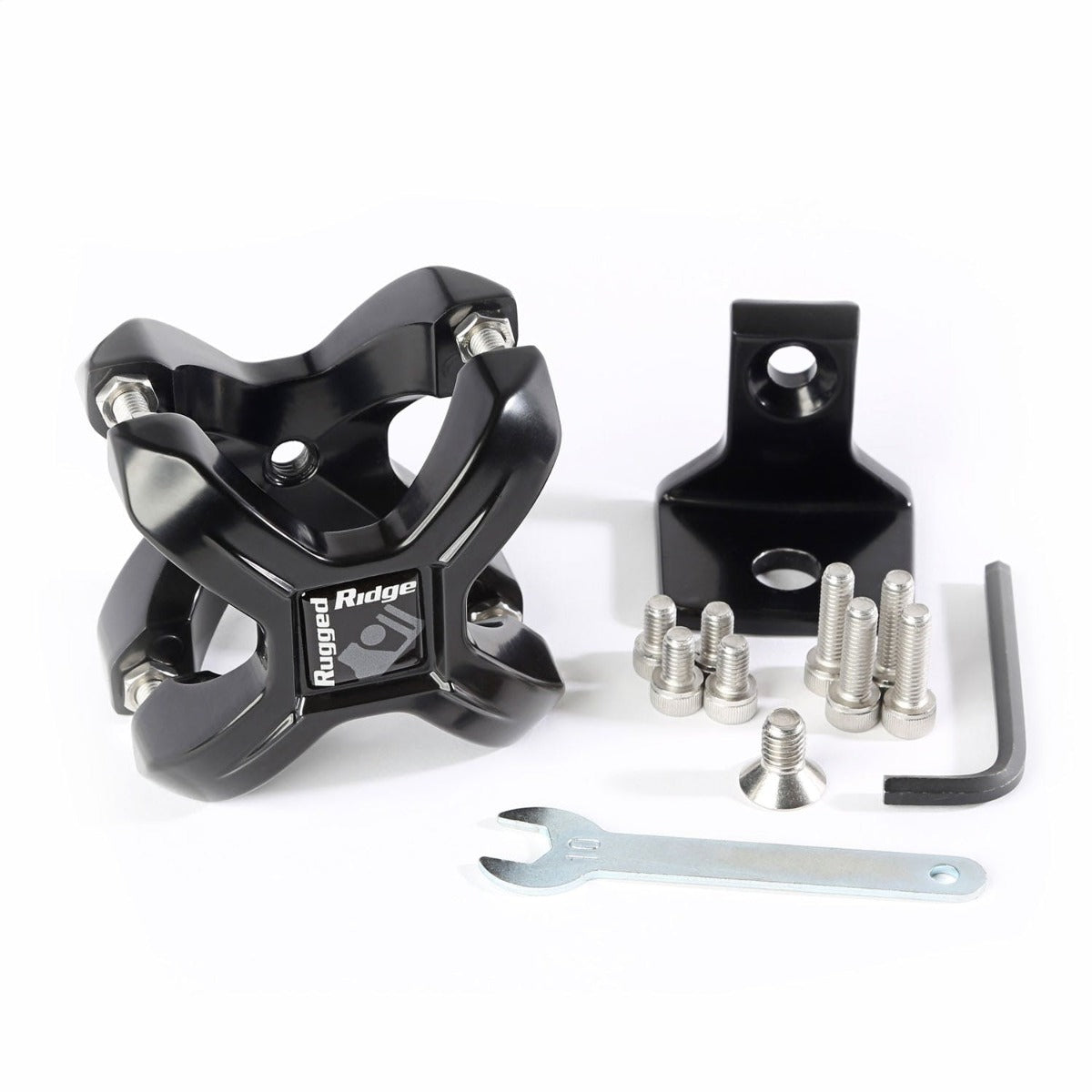 Rugged Ridge 11031.01 X-Clamp; Black; 1.25-2.0 Inches