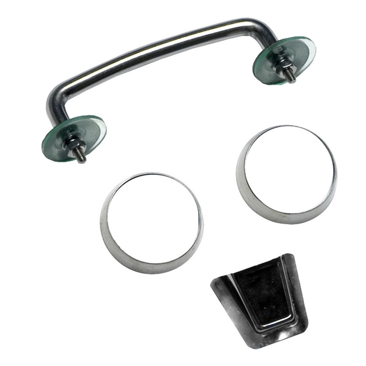 Rugged Ridge 11101.05 Windshield Tie Down Kit; Stainless Steel; 07-12 Jeep Wrangler JK