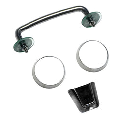 Rugged Ridge 11101.05 Windshield Tie Down Kit; Stainless Steel; 07-12 Jeep Wrangler JK