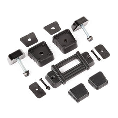 Rugged Ridge 11101.08 Elite Hood Dressup Kit; 97-17 Jeep Wrangler TJ/JK