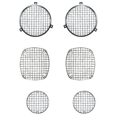 Rugged Ridge 11102.01 Stone Guard Set; Stainless Steel; 72-86 Jeep CJ Models