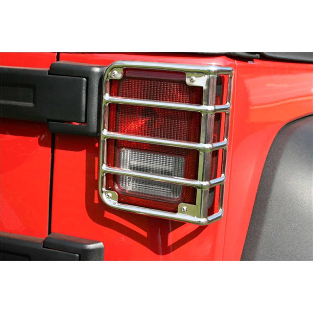 Rugged Ridge 11103.03 Tail Light Euro Guards; 07-17 Jeep Wrangler JK