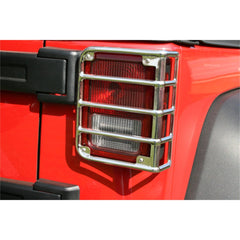 Rugged Ridge 11103.03 Tail Light Euro Guards; 07-17 Jeep Wrangler JK