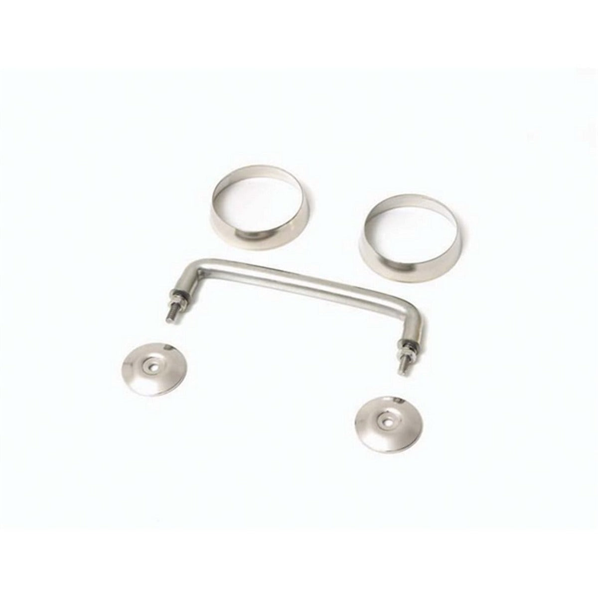 Rugged Ridge 11104.01 Windshield Tie Down Kit; Stainless Steel; 97-06 Jeep Wrangler TJ