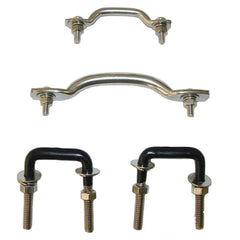 Rugged Ridge 11104.02 Windshield Tie Down Kit; Stainless Steel; 55-95 Jeep CJ/Wrangler