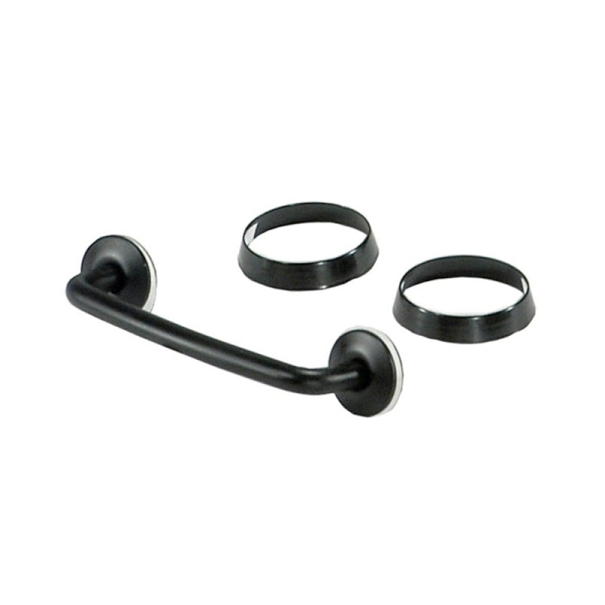 Rugged Ridge 11104.03 Windshield Tie Down Kit; Black; 97-06 Jeep Wrangler TJ