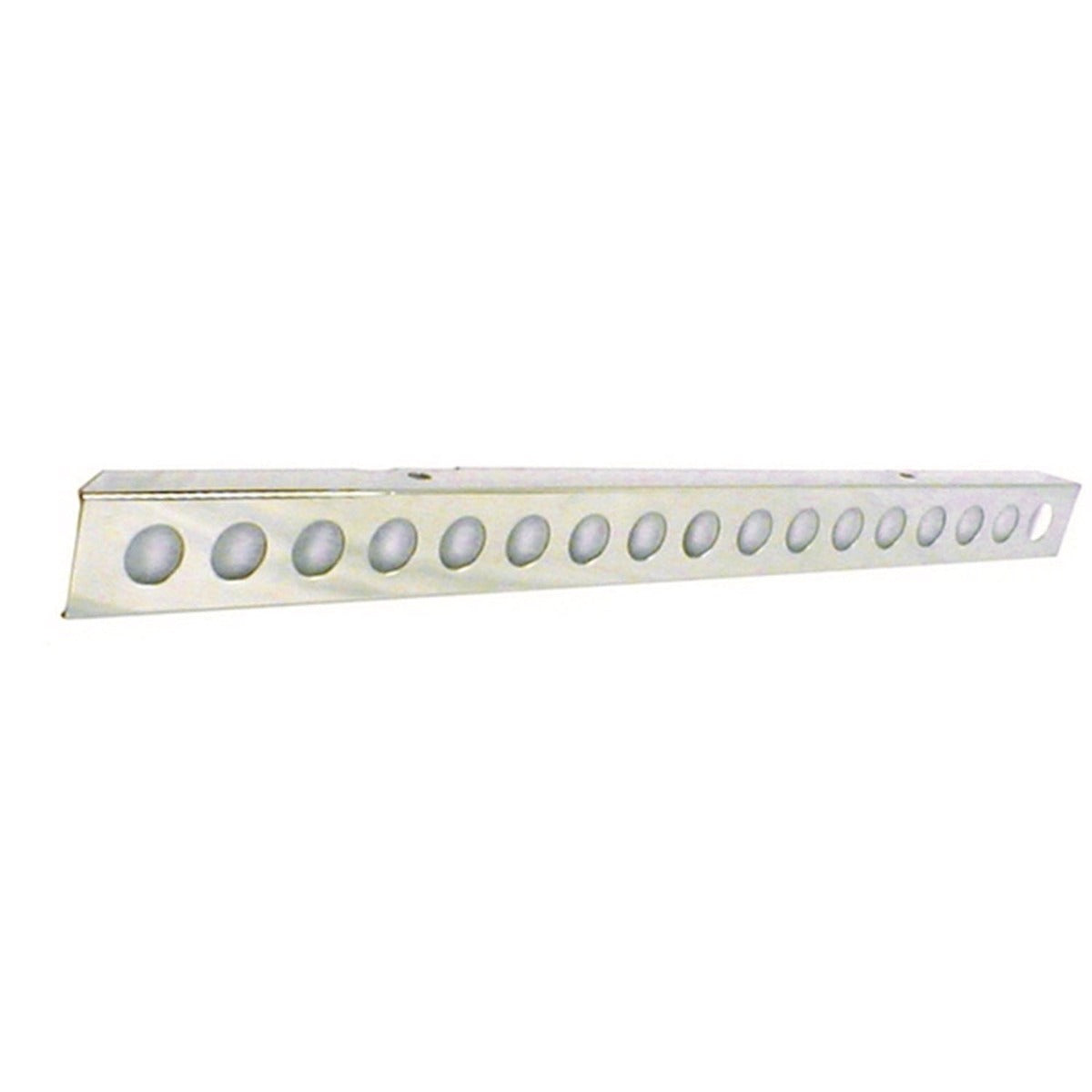Rugged Ridge 11107.01 Stainless Steel Front Bumper with Holes; 55-86 Jeep CJ Models