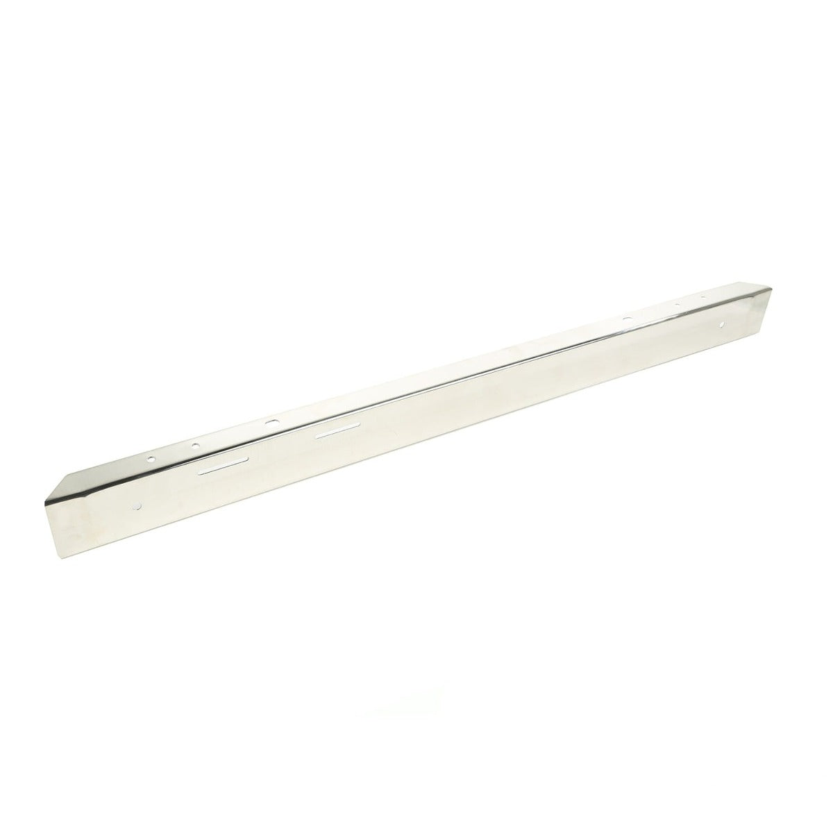 Rugged Ridge 11107.03 Stainless Steel Front Bumper Without Holes; 55-86 Jeep CJ Models