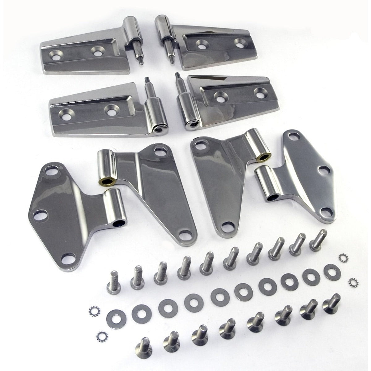 Rugged Ridge 11111.20 Door Hinge Kit, Stainless Steel