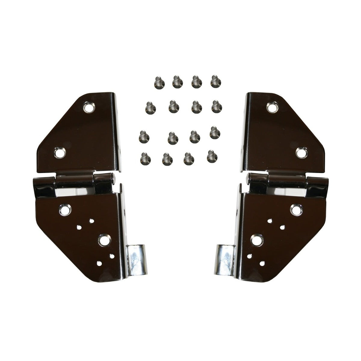 Rugged Ridge 11112.01 Windshield Hinges, Stainless Steel
