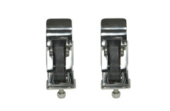 Rugged Ridge 11116.02 Hood Catch Set; Stainless Steel; 97-06 Jeep Wrangler TJ
