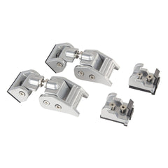 Rugged Ridge 11116.21 Hood Catches, Silver