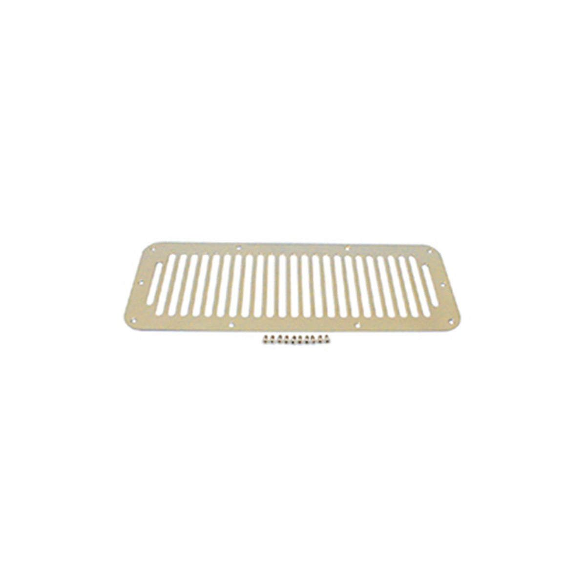 Rugged Ridge 11117.02 Cowl Vent Cover, Stainless Steel
