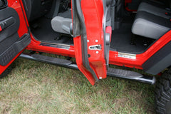 Rugged Ridge 11119.05 Door Entry Guards; Stainless Steel; 07-17 Jeep Wrangler JKU