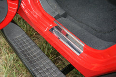 Rugged Ridge 11119.05 Door Entry Guards; Stainless Steel; 07-17 Jeep Wrangler JKU