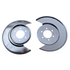 Rugged Ridge 11121.01 Disc Brake Dust Shield; Stainless Steel; 77-78 Jeep CJ Models