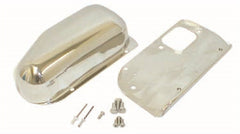 Rugged Ridge 11122.02 Wiper Motor Cover Kit; Stainless Steel; 76-86 Jeep CJ Models