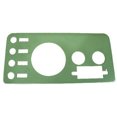 Rugged Ridge 11124.01 Gauge Cover; Stainless Steel; 76-86 Jeep CJ Models