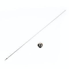 Rugged Ridge 11131.01 Antenna Mast and Base cover; Stainless Steel; 97-06 Jeep Wrangler TJ/LJU